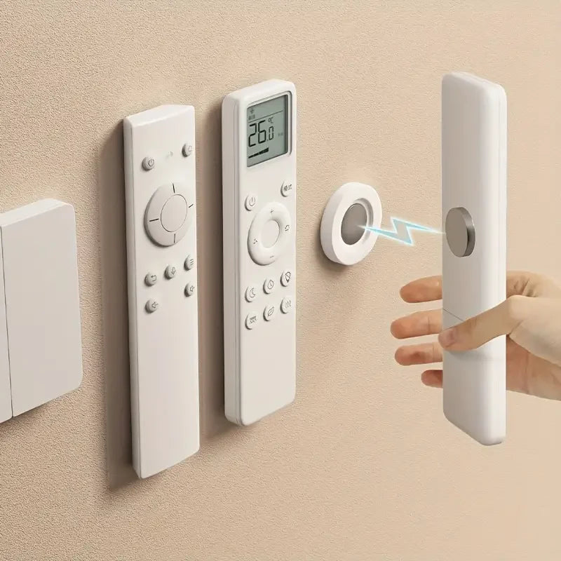 Magnetisk og Skruefri Fjernbetjeningsholder (3-Pak)