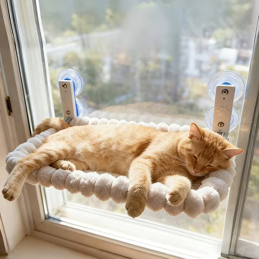 Starke Saugkraft, komfortable Katzenfenster-Hängematte (50x32cm)