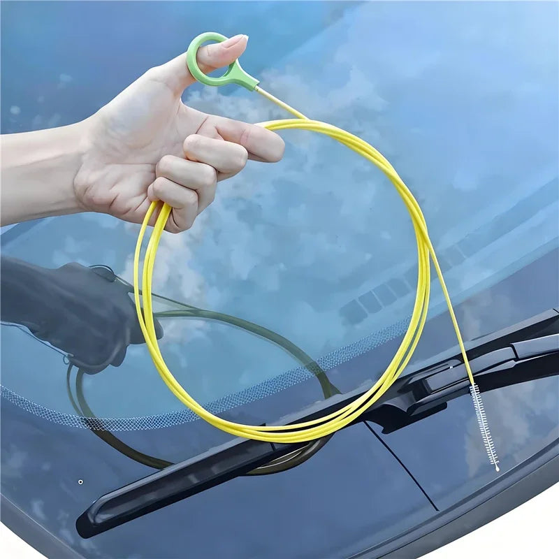 Flexible Draht- und Nylonbürste für Abflussrohre (2m/3m)