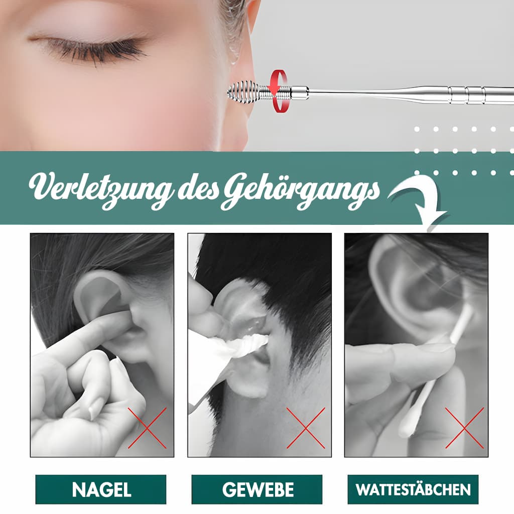AudiaPure 6-in-1 Ohrpflege-Set — Höre klar, fühle Komfort