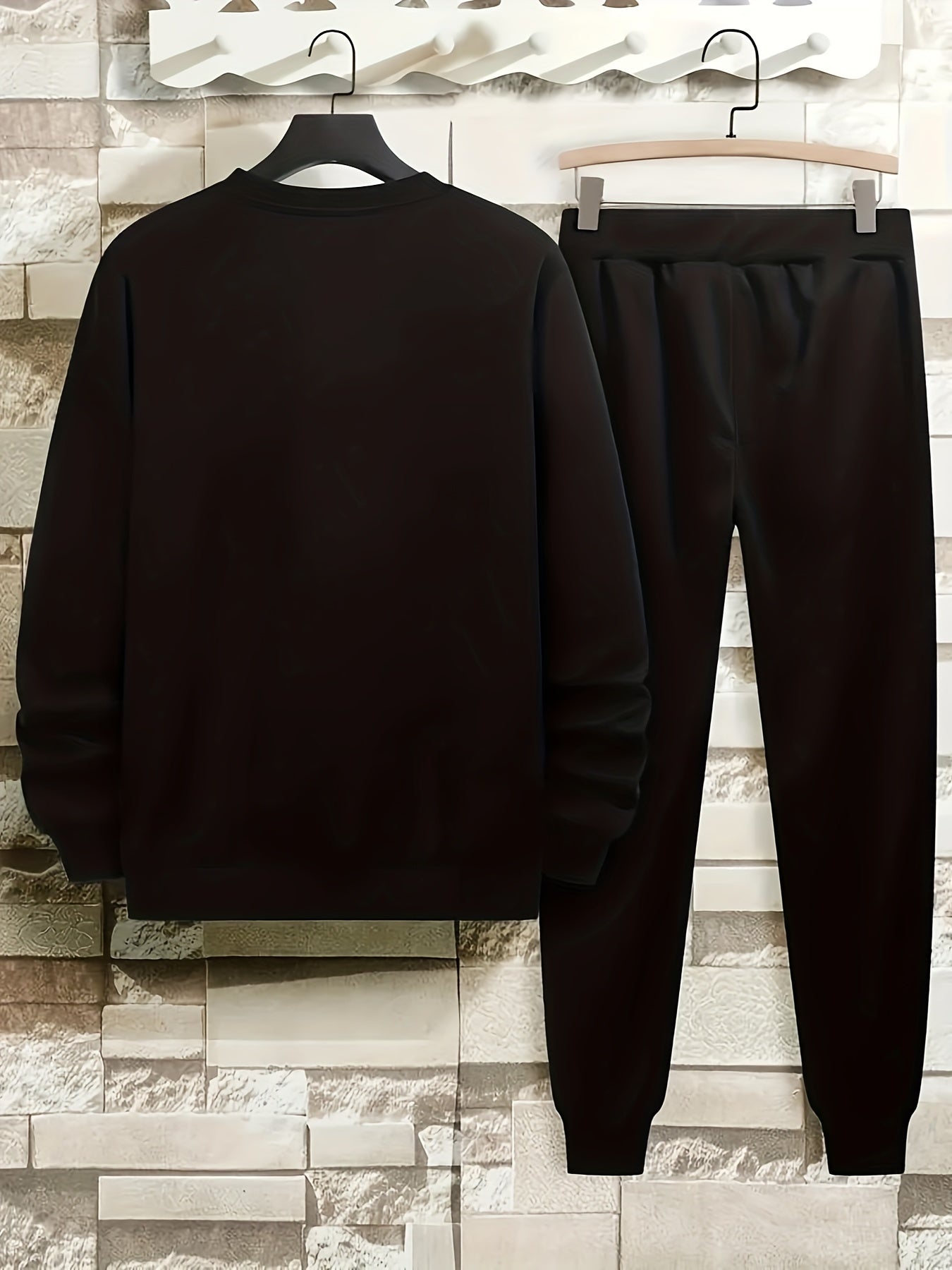 ComfyFit - Lässiger Trainingsanzug für Männer mit Rundhalsausschnitt und Jogginghosen