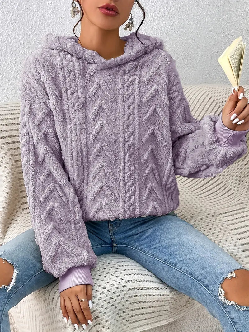 CozyLux - Kapuzenpullover mit einem Hauch von Samt | Luxuriöser Komfort und Wärme