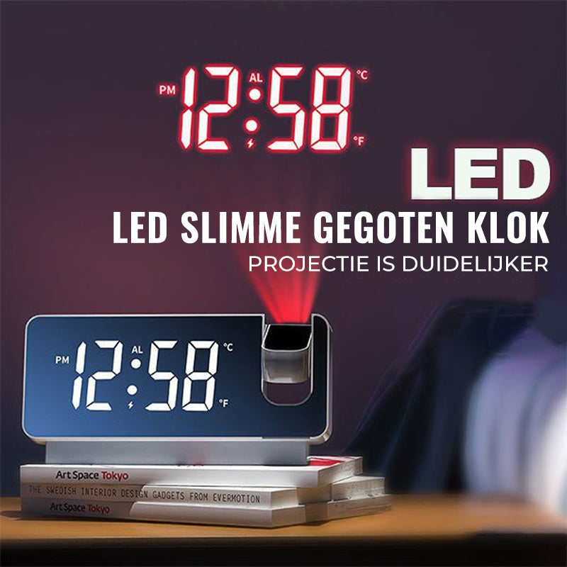 LumiTime - Digitaler Wecker mit intelligenter Zeitanzeige an der Wand