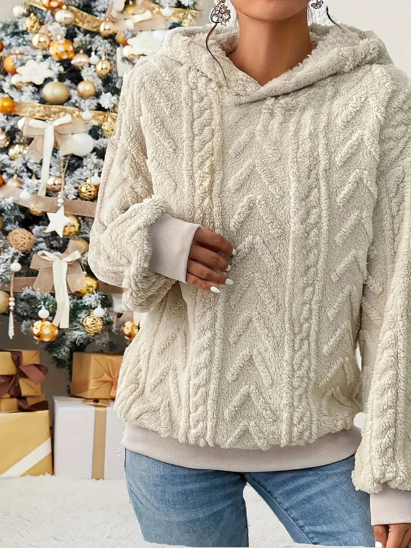 CozyLux - Kapuzenpullover mit einem Hauch von Samt | Luxuriöser Komfort und Wärme
