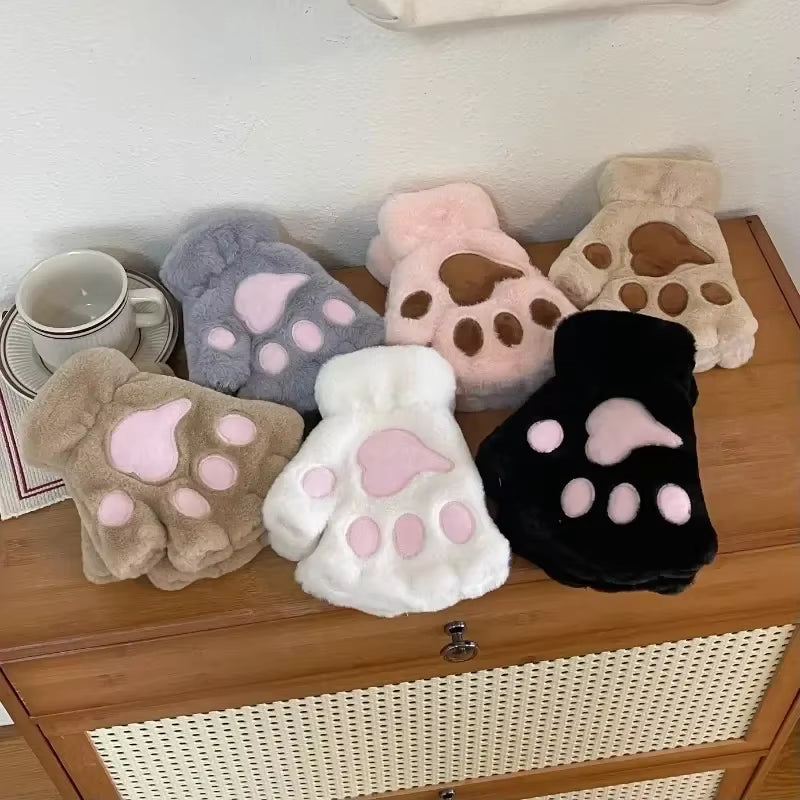 Bequeme weiche fingerlose Pfotenhandschuhe