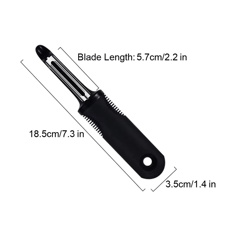 Ergonomischer, rutschfester, drehbarer Gemüseschäler