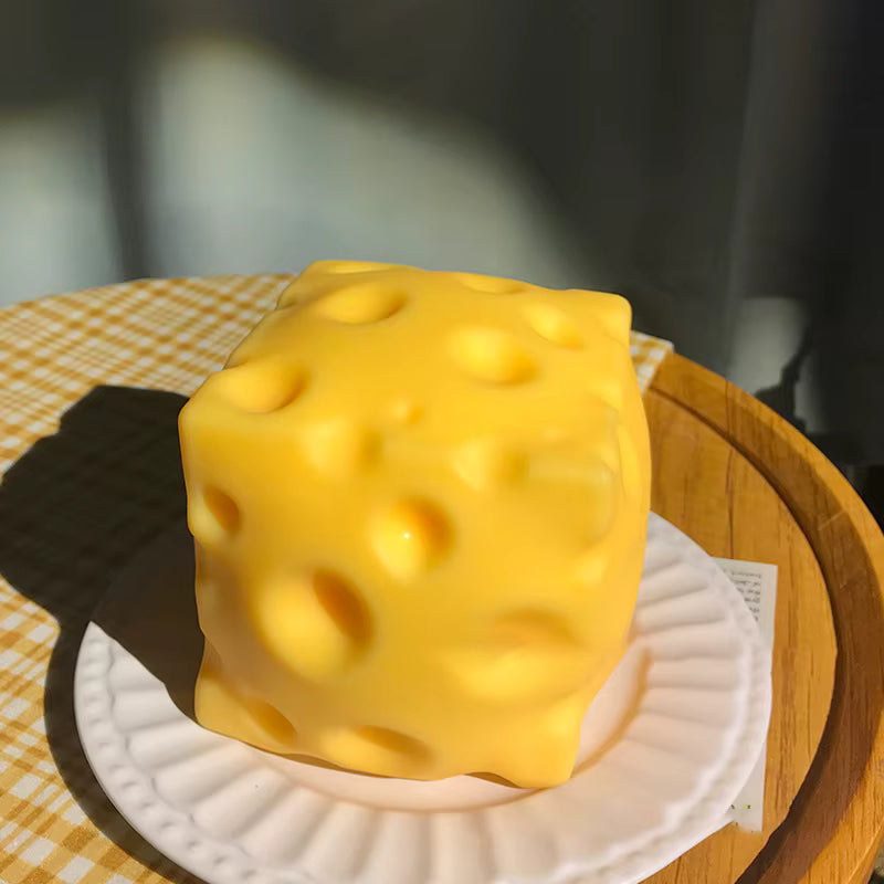 Extra großes, langsam zurückfederndes, formbares Käse-Squishy-Spielzeug