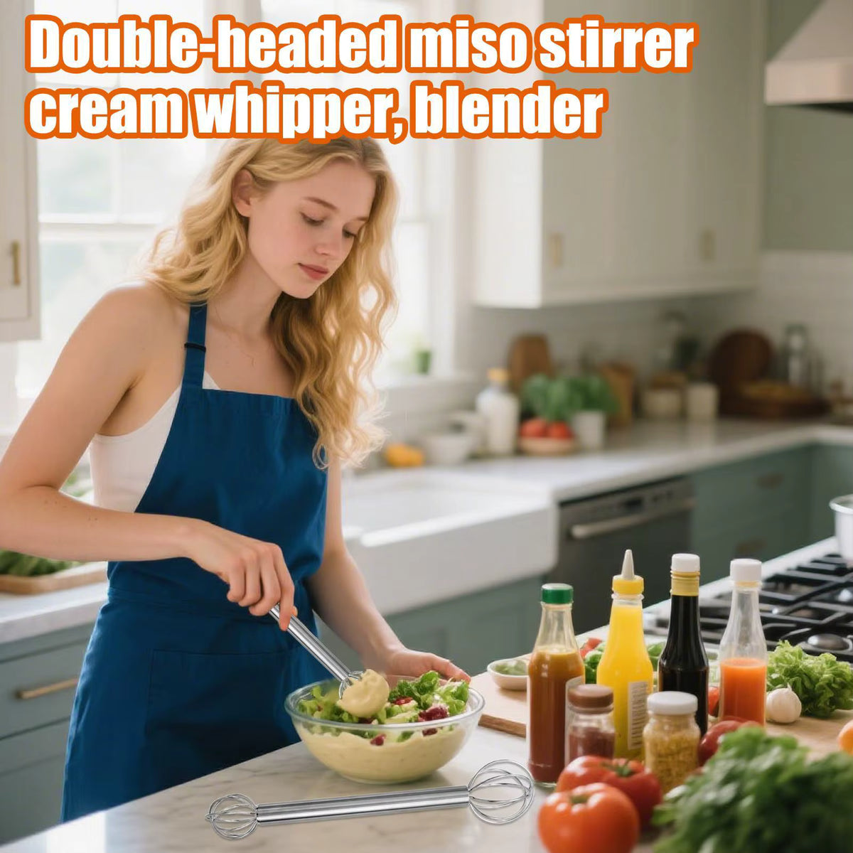 Doppelseitiger Misostab aus 304er Edelstahl