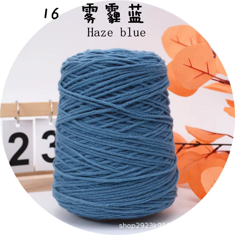 Holdbar 8-trådet flerfarvet tufting garn (400g)