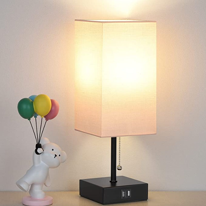 LuminoCharge - Moderne Tischlampe mit USB-Ladeports