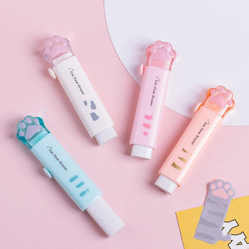 Lavrest Kawaii Fodformede Gummi Viskelædere (4-Pak)