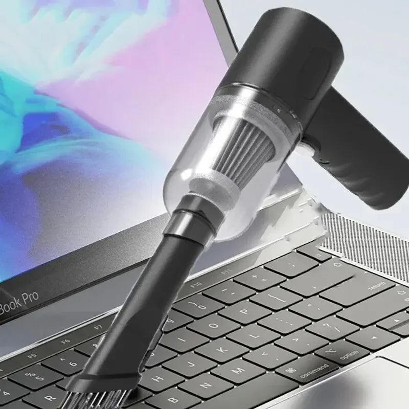 Leistungsstarker kabelloser Handstaubsauger mit 9000 Pa (per USB aufladbar)