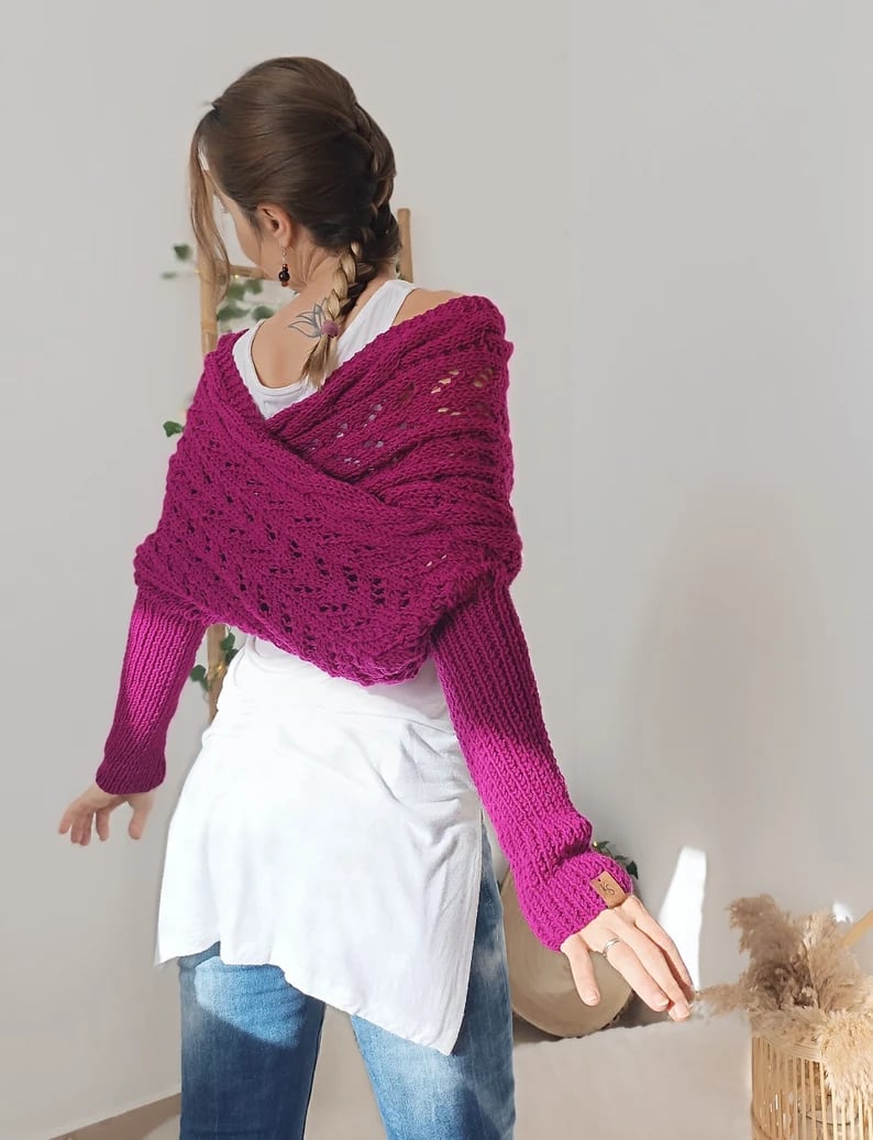 CozyKnit - Bequemes Strickschal | Vielseitige Eleganz für jeden Anlass