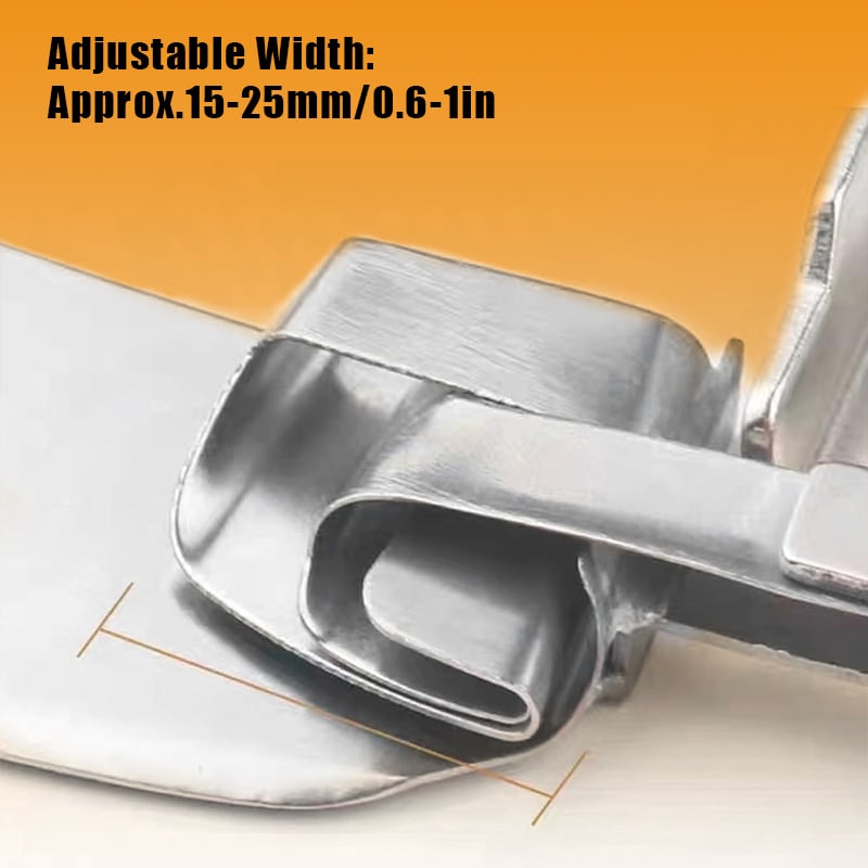 SwiftStitch Justerbar Rullefaldsfod – Perfekte Kante, Nemt
