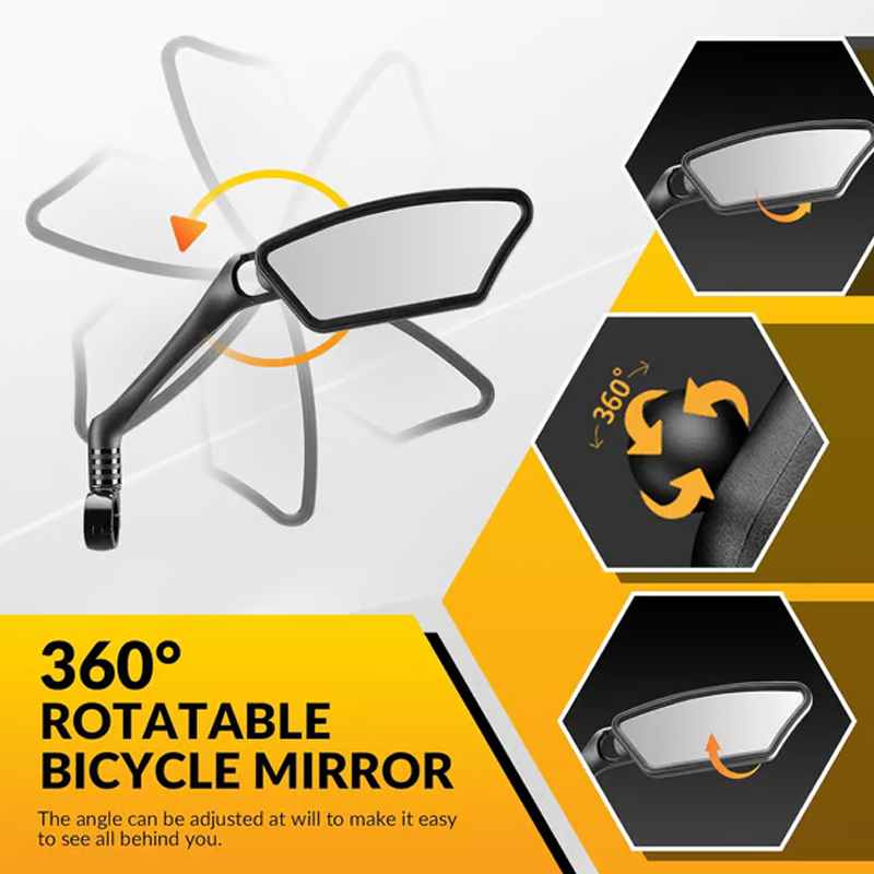 ClearVista 360 cykelspejl — Fahre sicherer, sehe klarer