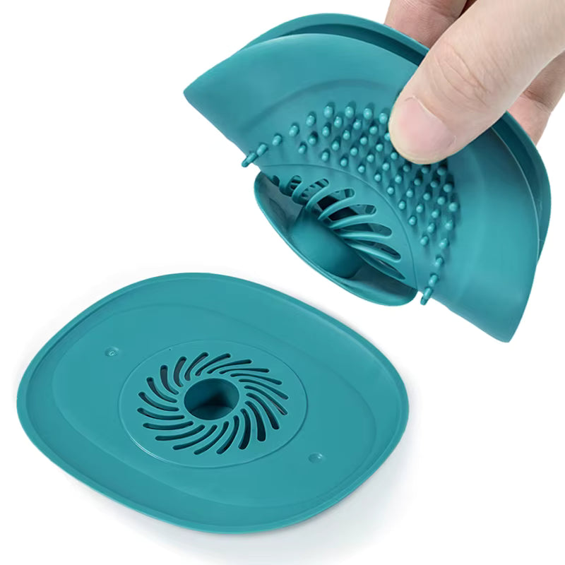 Flexibler Silikon-Haarfänger für Duschabflüsse