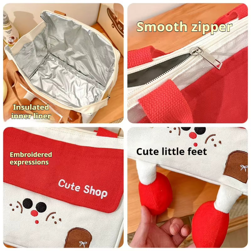 Isolierte Lunchbag mit großem Fassungsvermögen