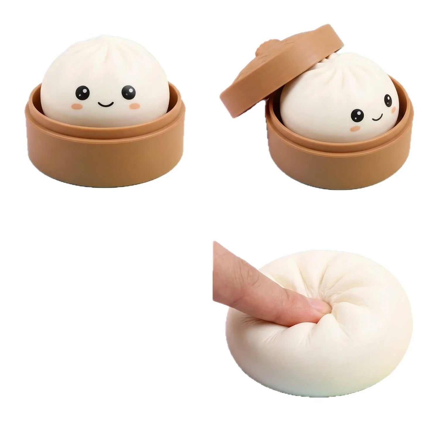 Kæmpe Langsomt Hævende Glimmer Dumpling Squishy Legetøj