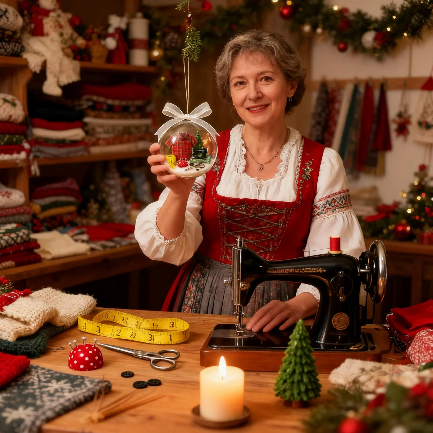 StitchSoul Ornament — Skab Snedig Julemagik