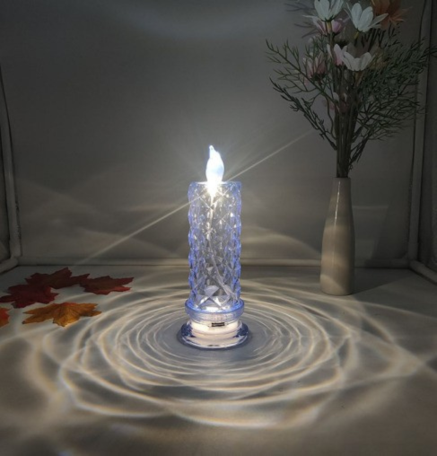 AuraLuxe Kristall LED-Licht — Fesselndes Glühen, Sofortige Stimmung