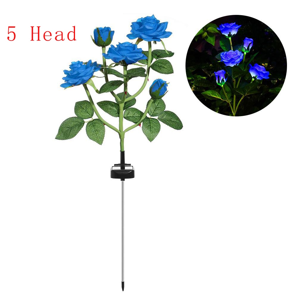 LumiRose - Solar LED Rosenblüten-Nachtlampe für den Garten