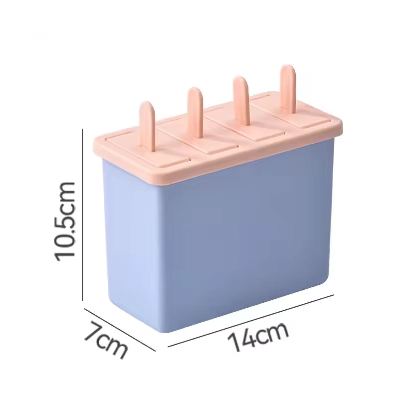 Lebensmittelechtes Silikon und sichere Eisformen mit Deckel (4- und 8-Fächer)