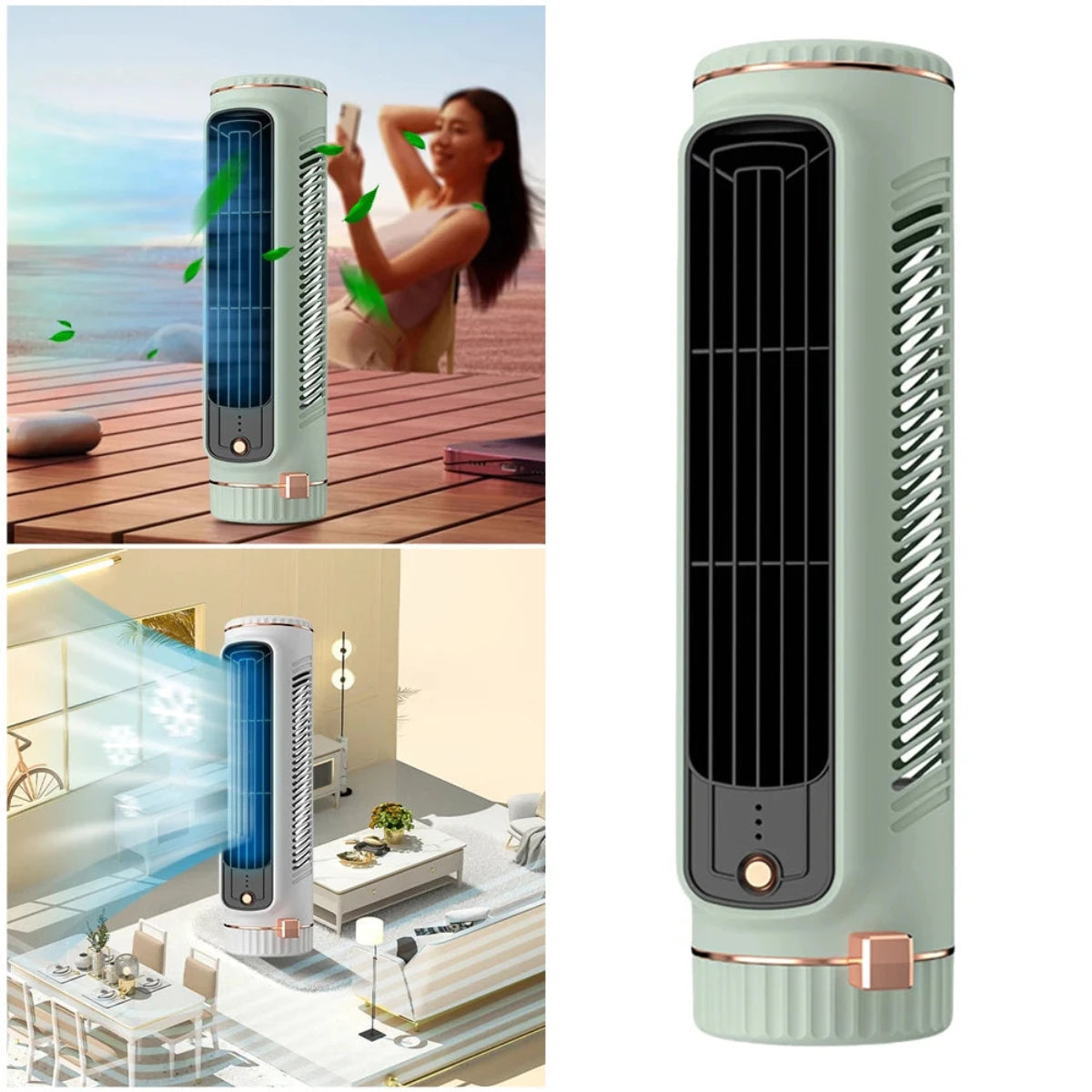 AeroGlide Tårnventilator — Kølig Komfort Overalt