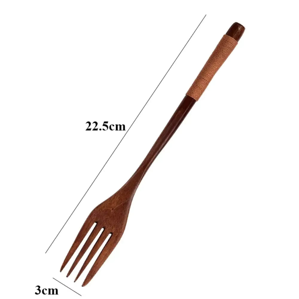 Leichter und langlebiger Holzlöffel und -gabel