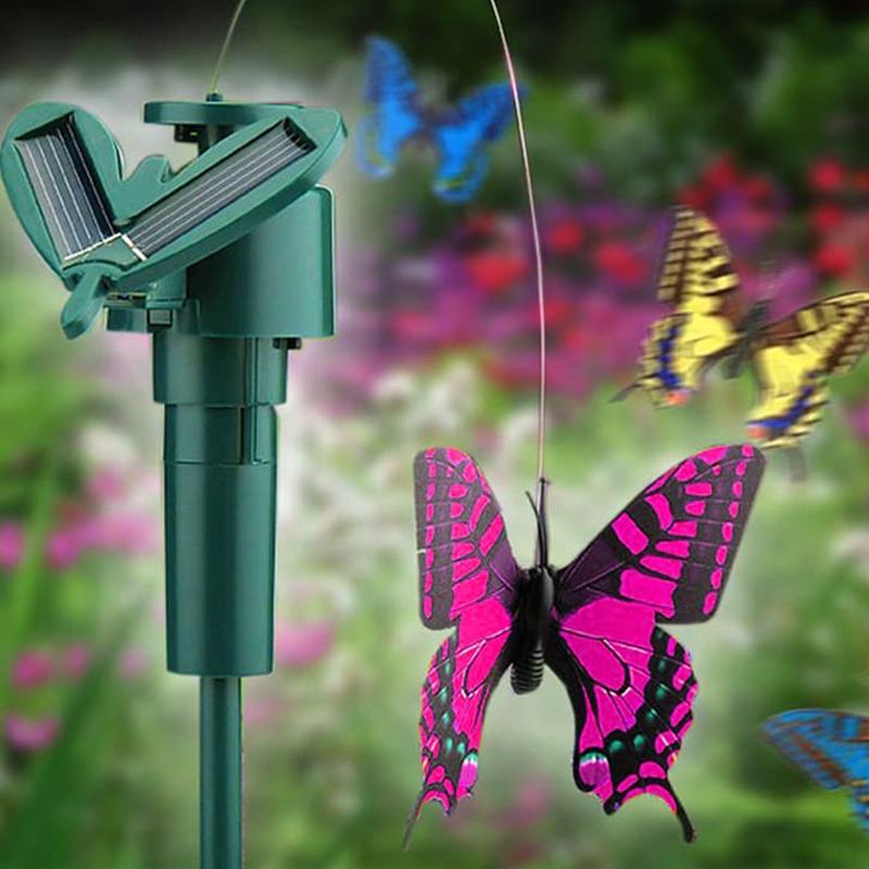 SolarFlair - Solarbetriebene tanzende Kolibri und Schmetterling