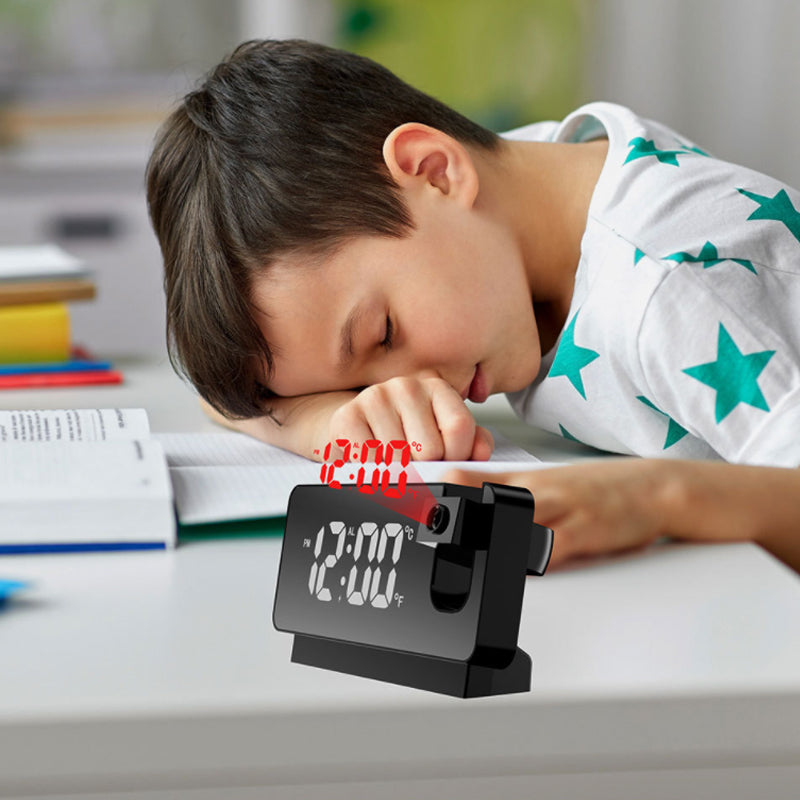 LumiTime - Digitaler Wecker mit intelligenter Zeitanzeige an der Wand