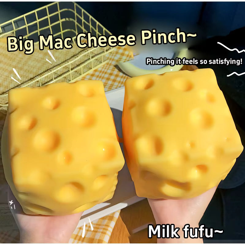 Extra großes, langsam zurückfederndes, formbares Käse-Squishy-Spielzeug