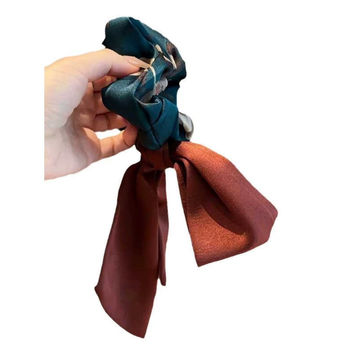 Retro bedrucktes elastisches Haargummi