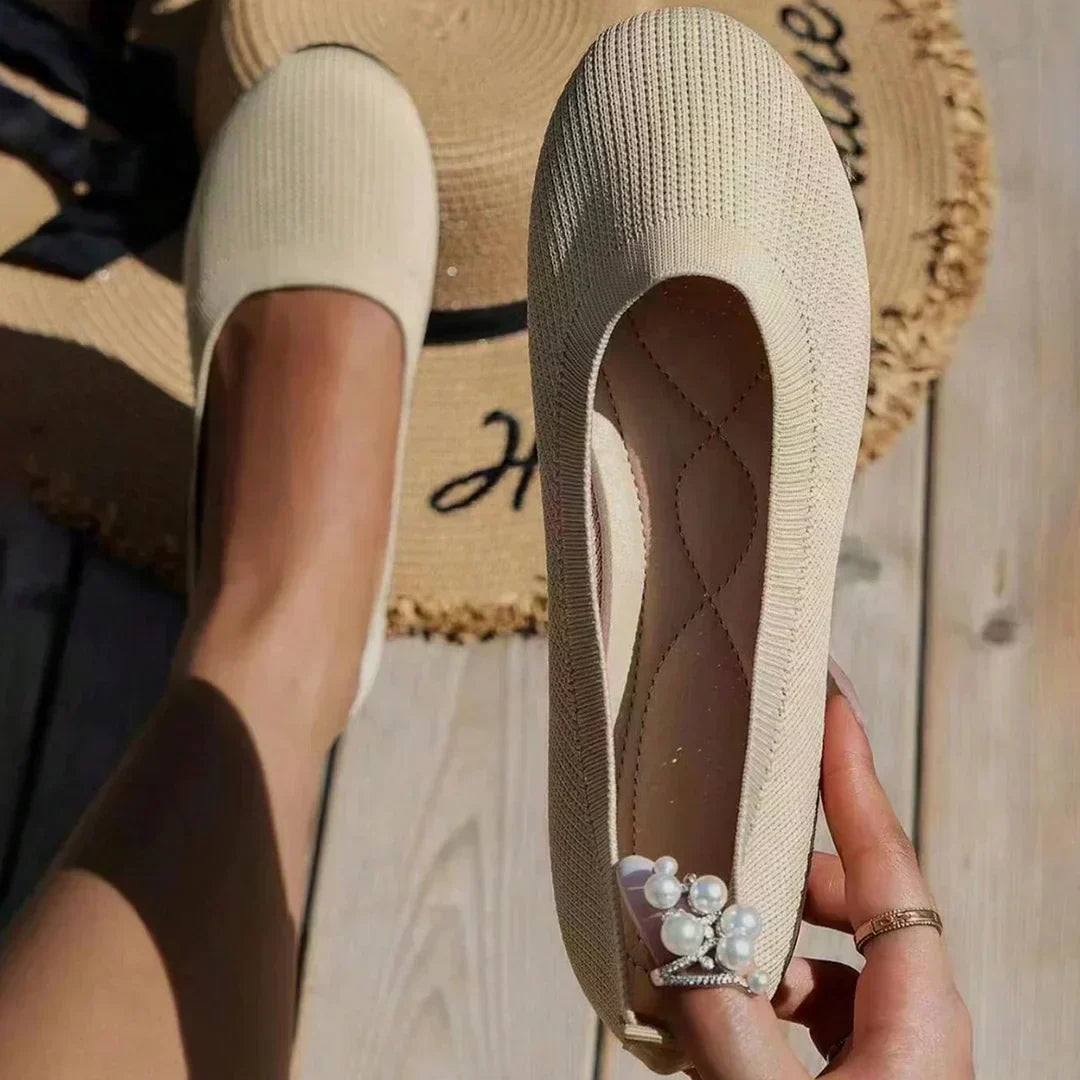 BreezeStep - Atmungsaktive flache Schuhe | Atmungsaktive flache Schuhe für frische Füße