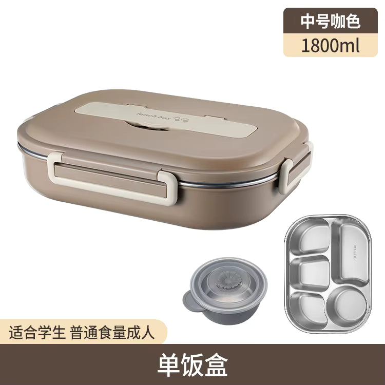 Vakuumisolierte, auslaufsichere Lunchbox aus rostfreiem 304er Edelstahl