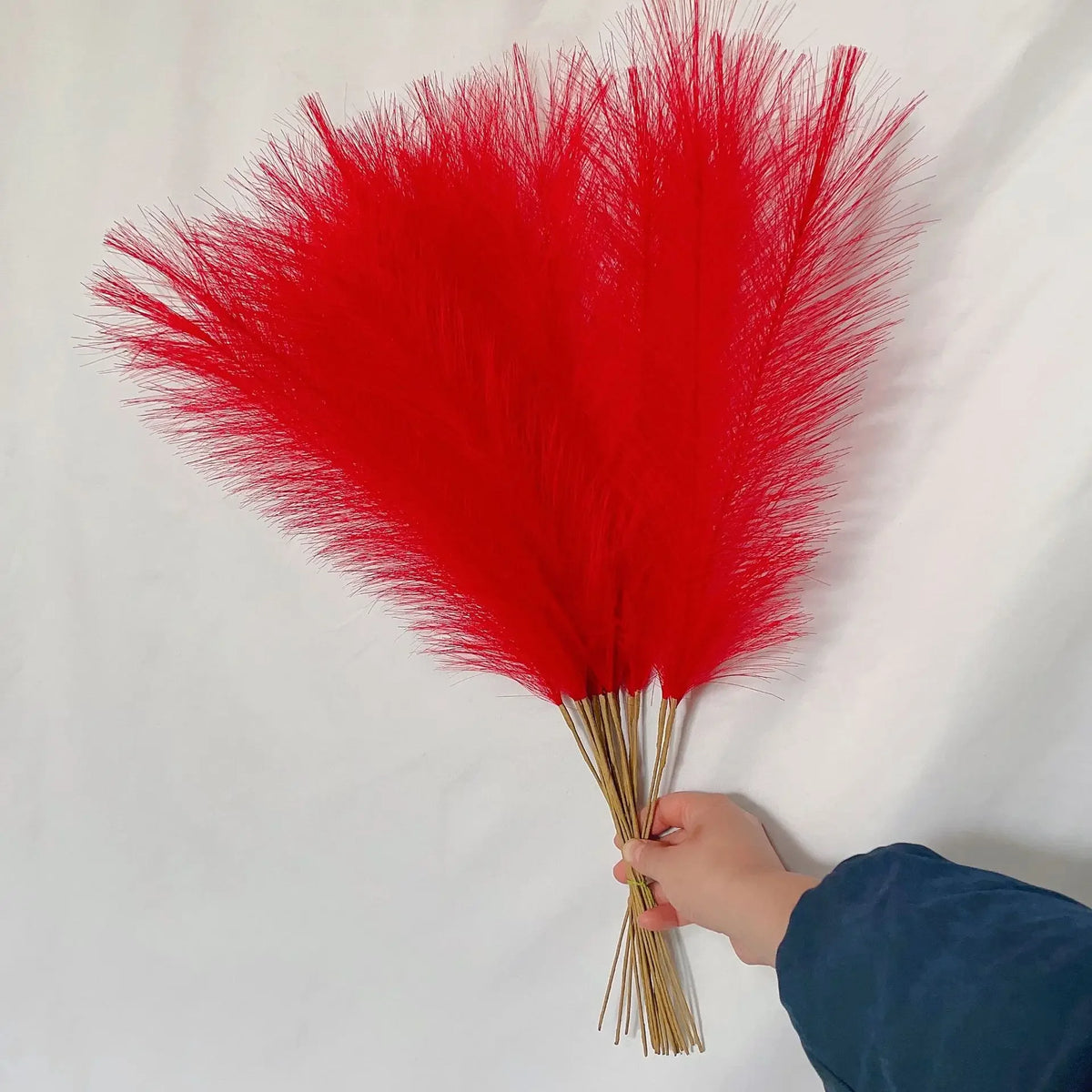 Künstlicher Pampasgrasstiel aus Seide (53–55 cm)
