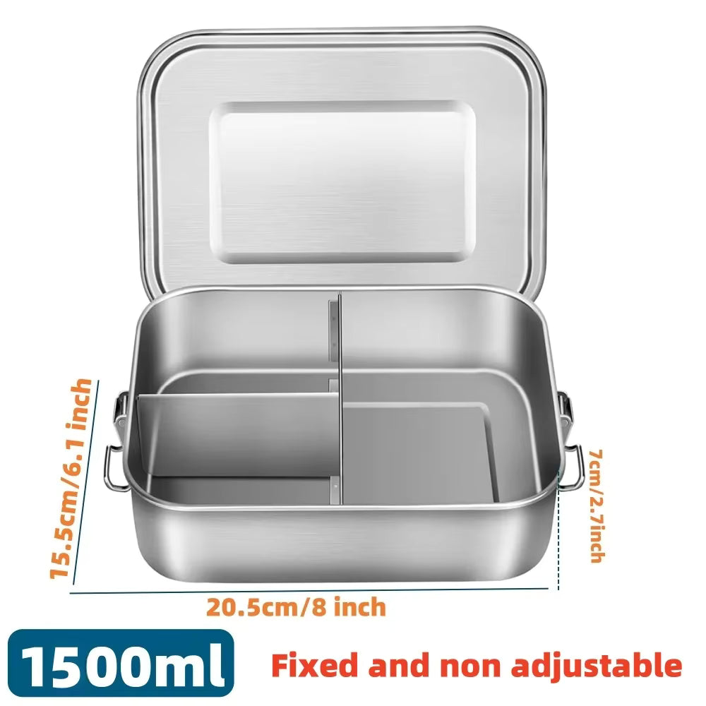 Luftdichte und auslaufsichere Bento-Box aus 304er Edelstahl