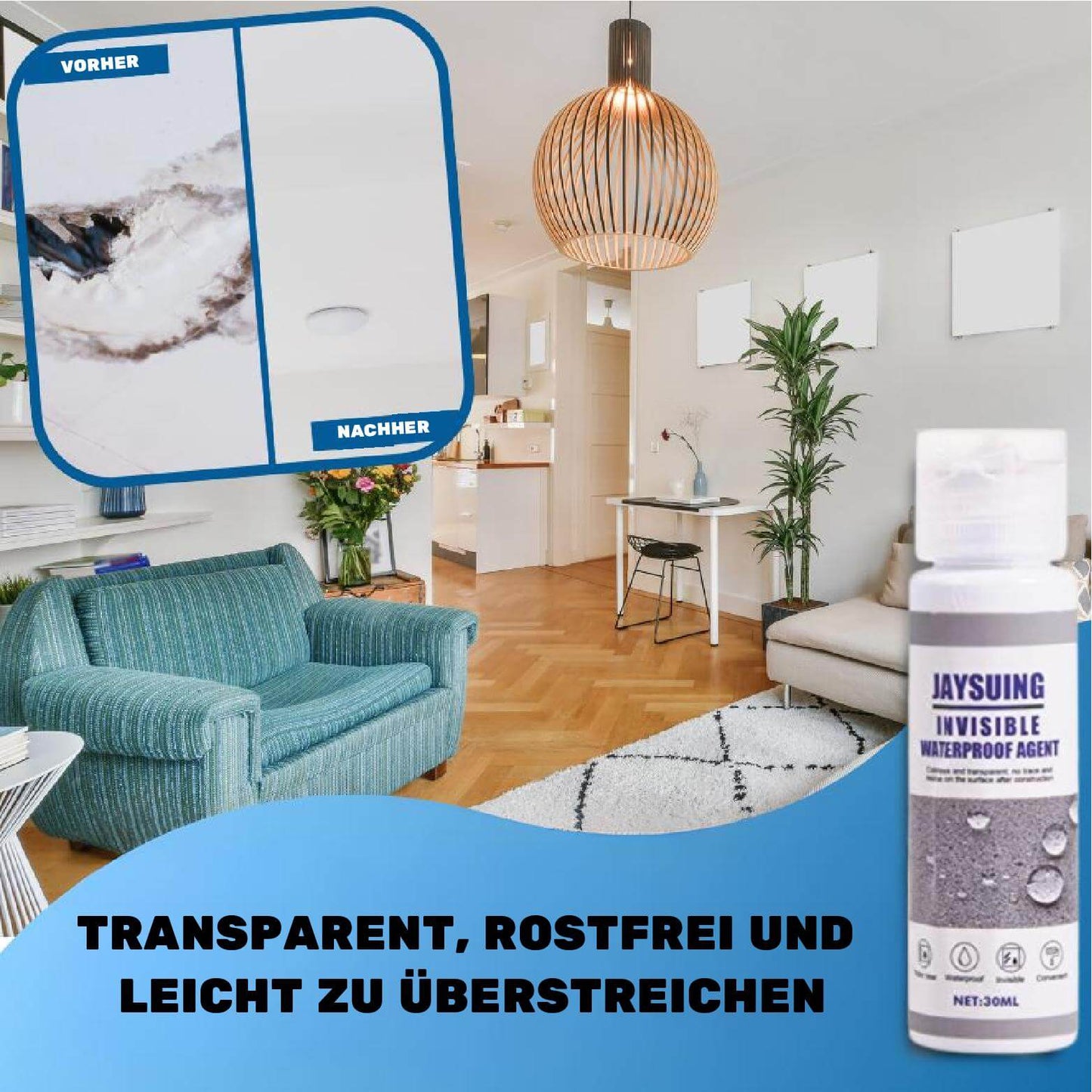 HydroGuard Shield — Usynlig, Øjeblikkelig Tørhed