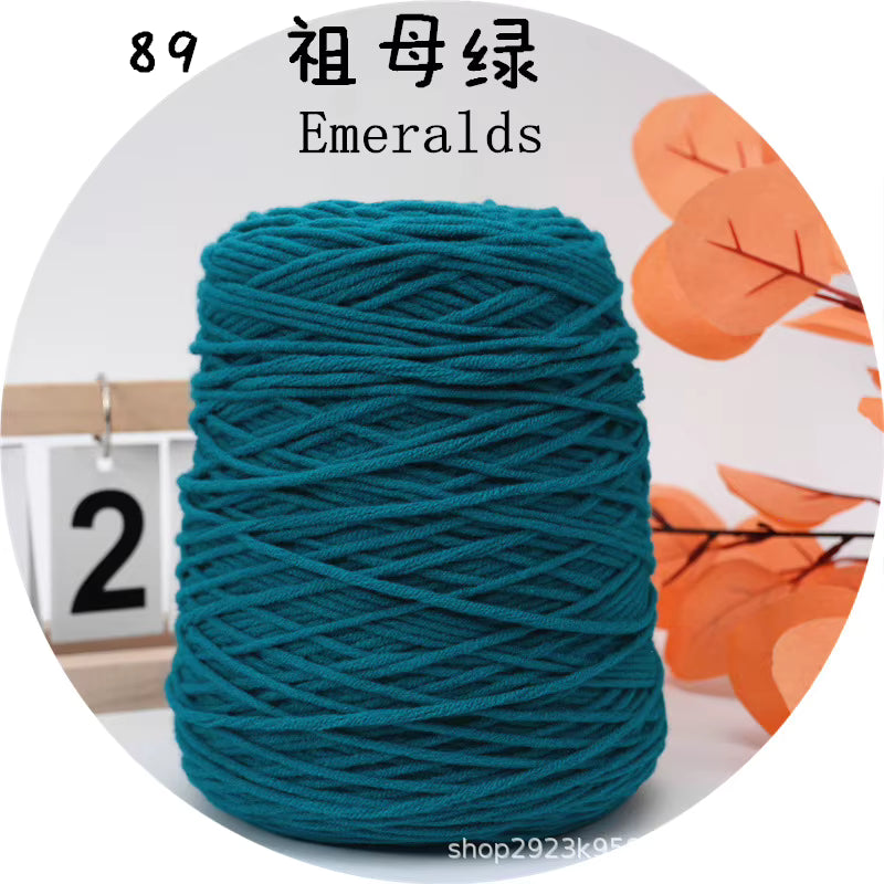 Holdbar 8-trådet flerfarvet tufting garn (400g)