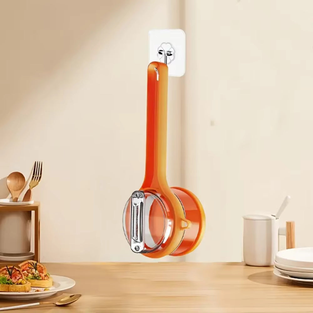 Ergonomischer doppelseitiger Schäler aus Edelstahl (mit Aufbewahrungsetui)