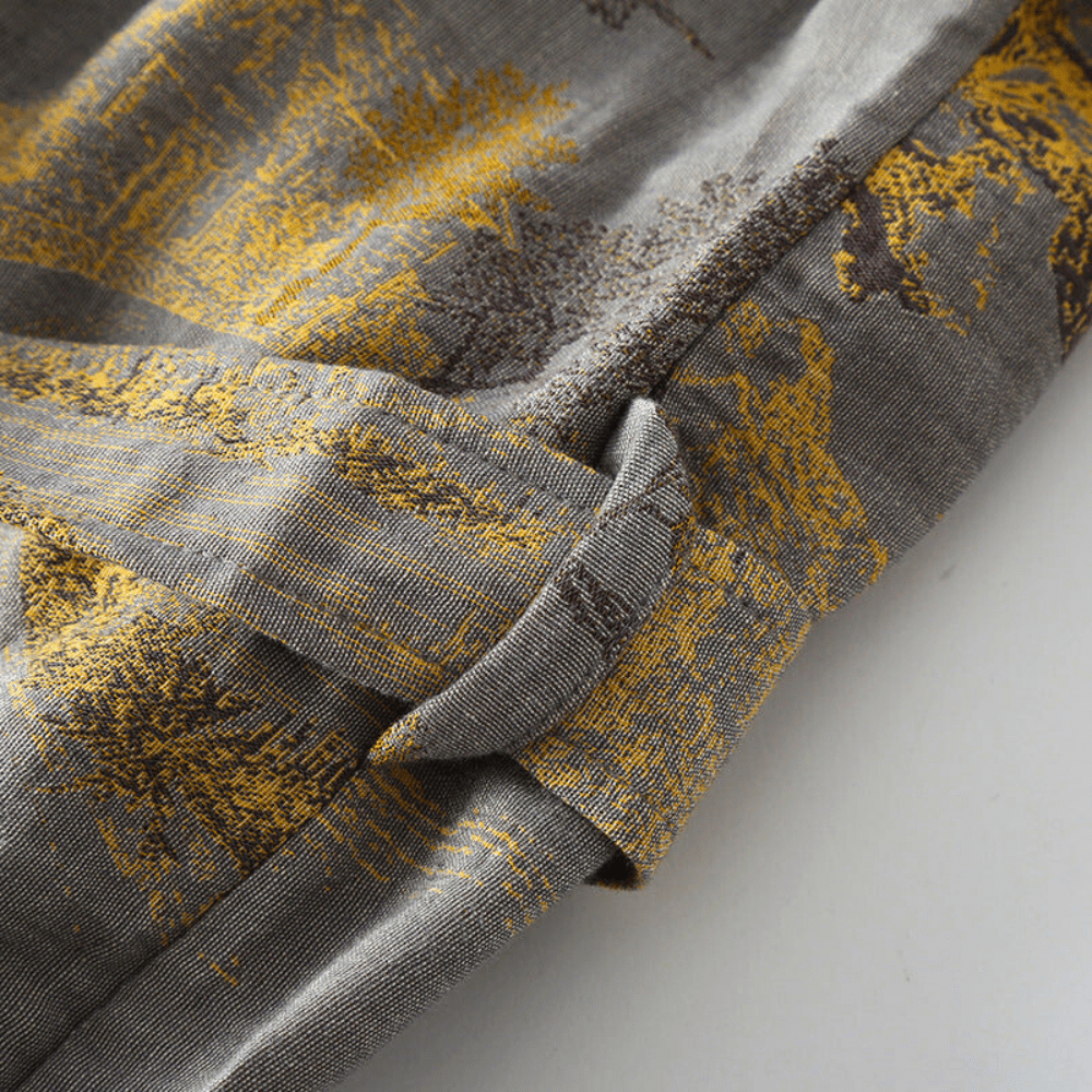 CloudSerene — Luxuriöser Baumwollbademantel mit zeitloser Eleganz