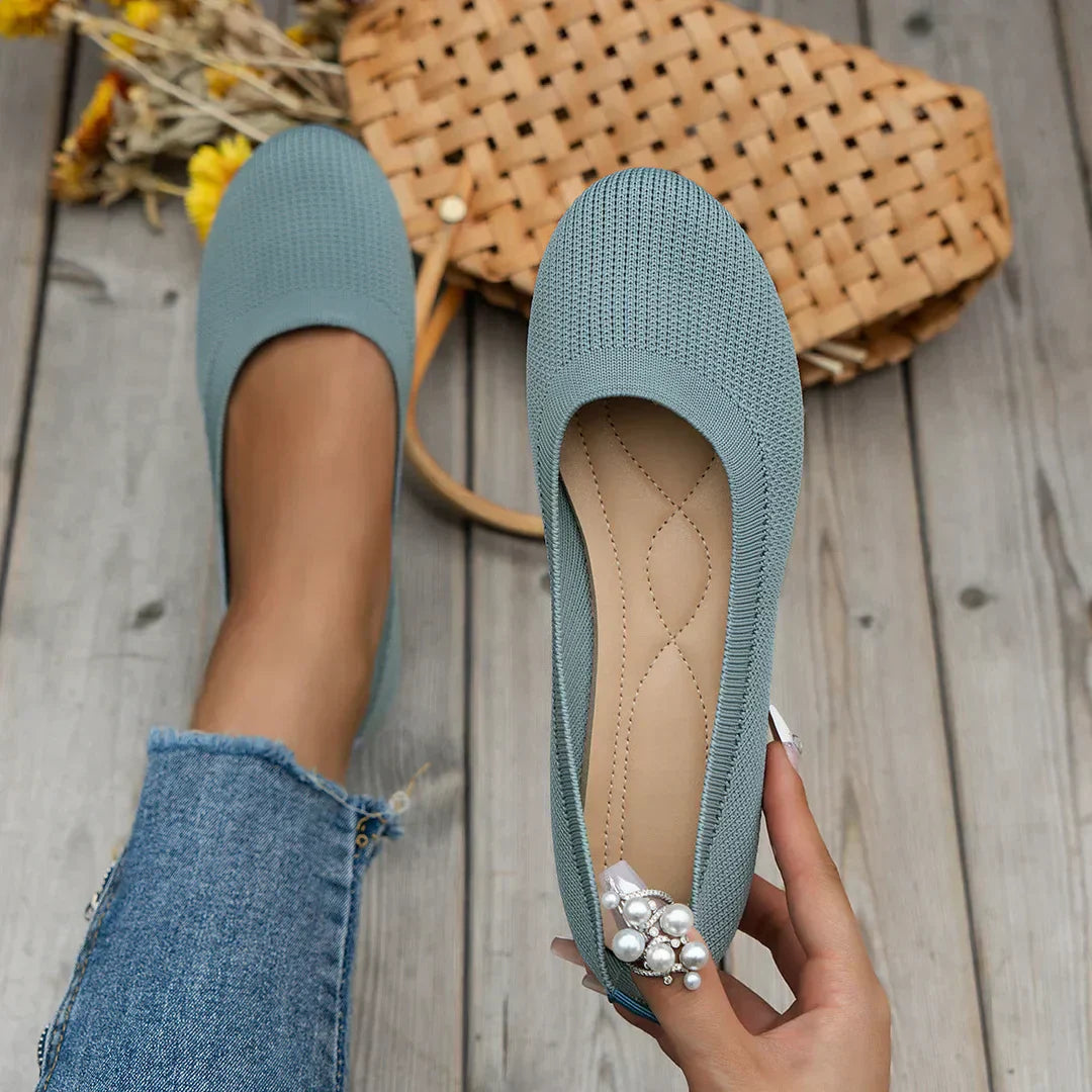 BreezeStep - Atmungsaktive flache Schuhe | Atmungsaktive flache Schuhe für frische Füße