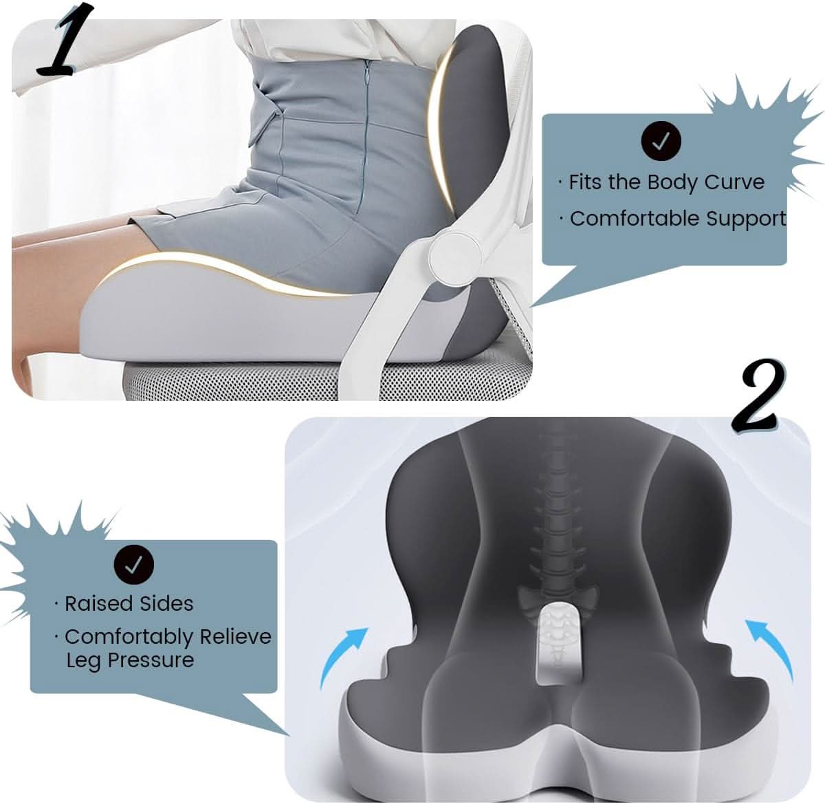 SpineEase Pude — Ultimativ Komfort Hele Dagen