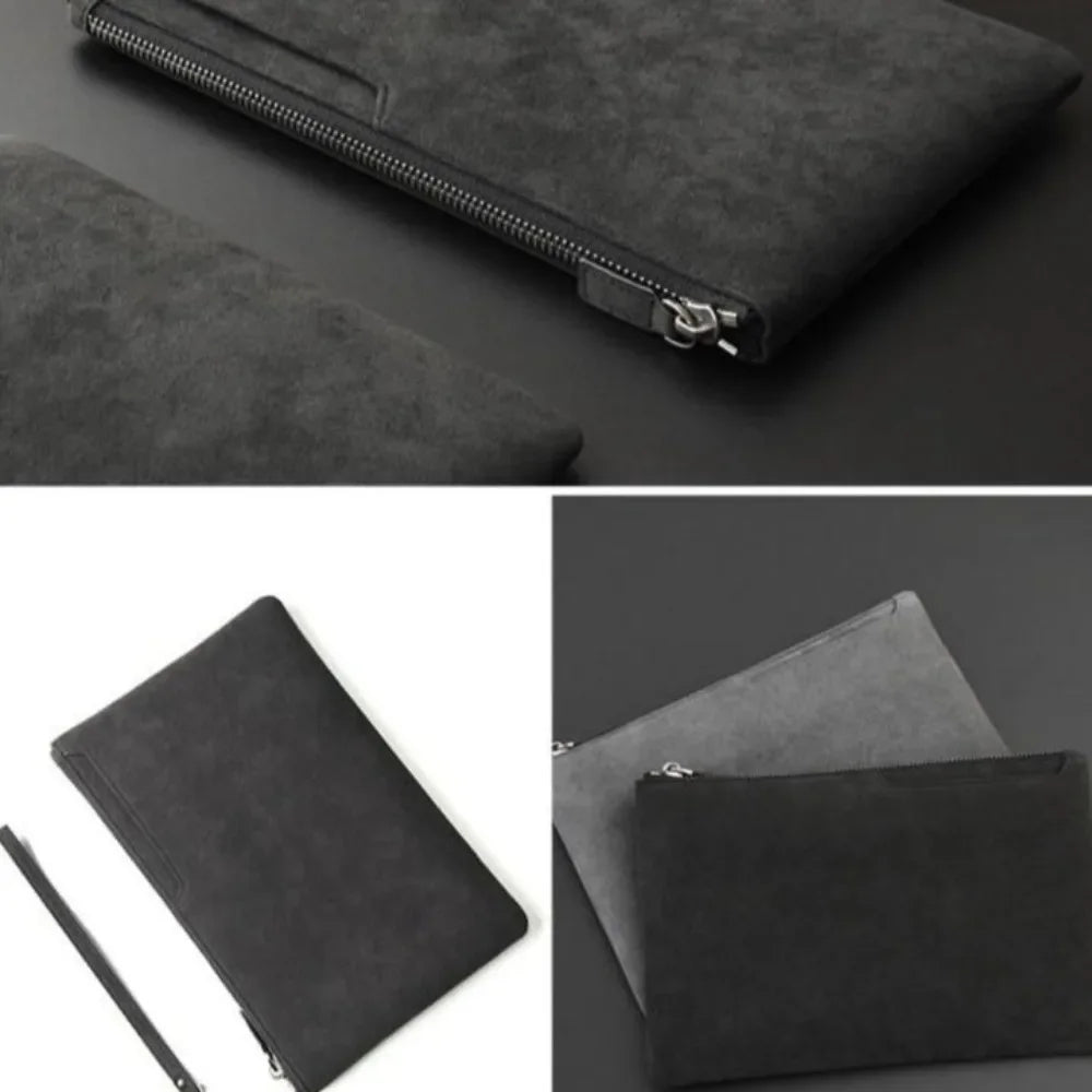 Mehrteilige faltbare Clutch aus PU-Leder