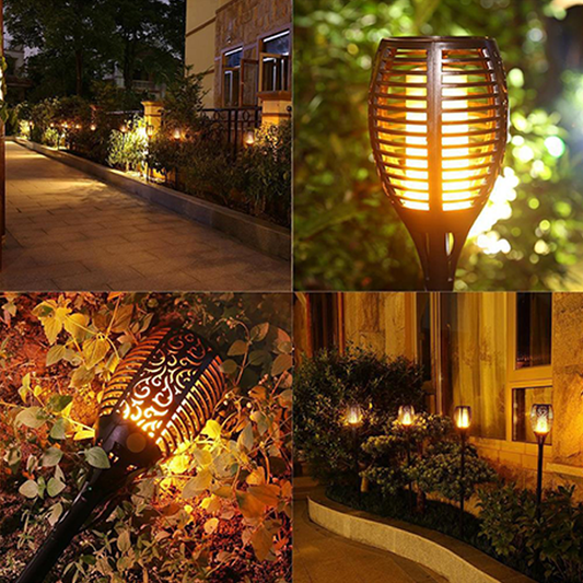 SolarFlame - Solar-Lampen mit blinkender LED-Flamme