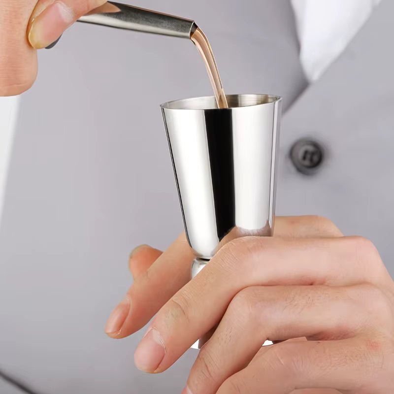 Nøjagtig dobbelt-sidet rustfri stål cocktailmåler