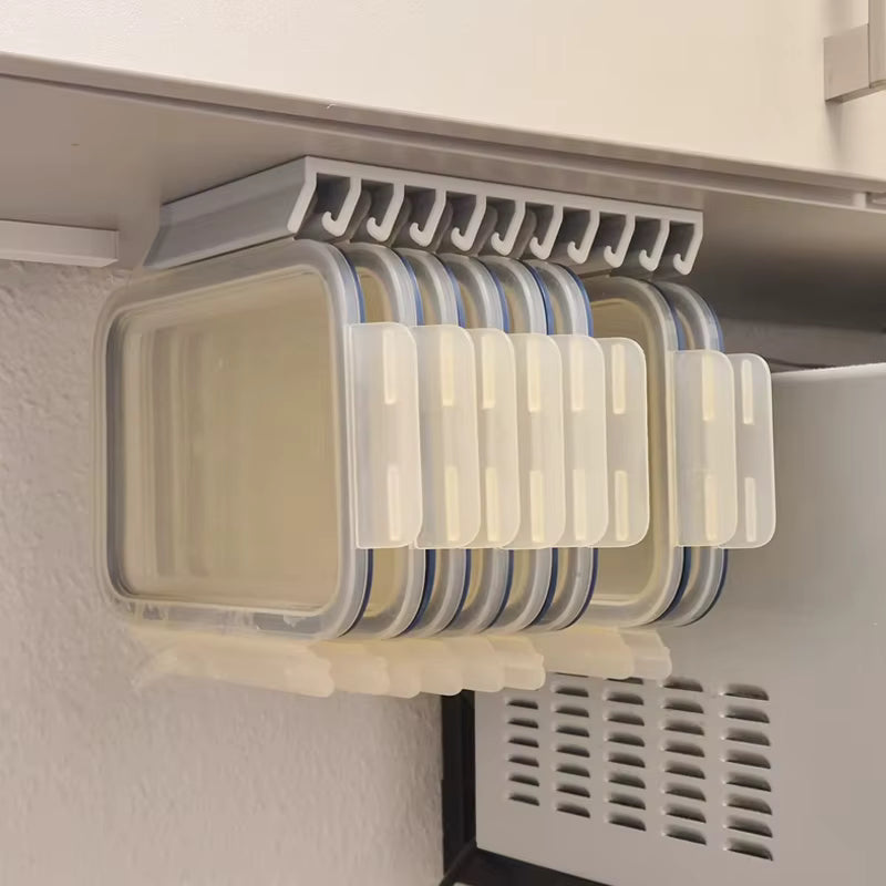 Belüfteter Deckel-Organizer mit 5 Fächern (wandmontiert)