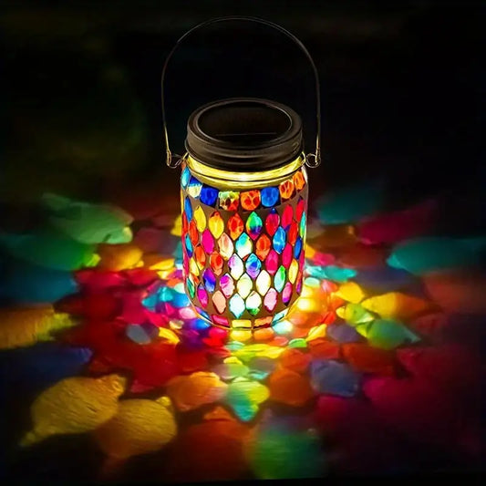 SolarLumo - Mosaiklampe mit Solarmodulen