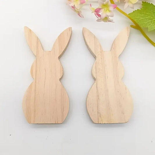 NaturStyle - Natürliche Kaninchenfiguren aus Holz