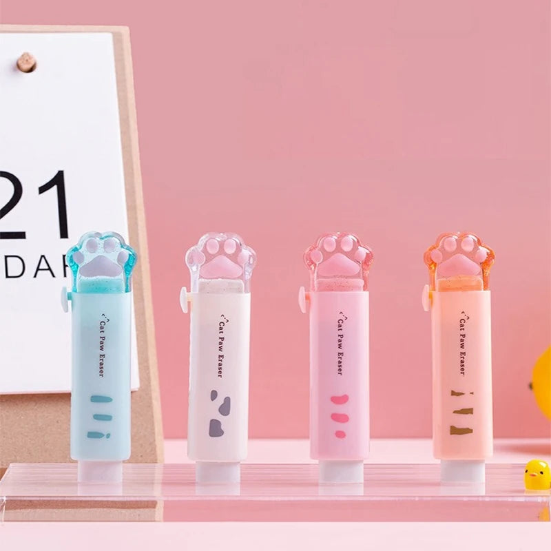 Lavrest Kawaii Fodformede Gummi Viskelædere (4-Pak)