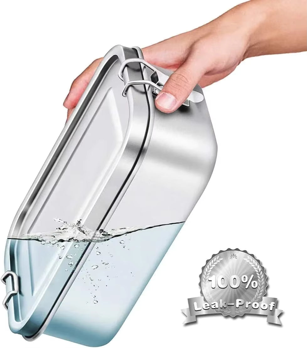Luftdichte BPA-freie Bento-Lunchbox aus rostfreiem 304er Edelstahl